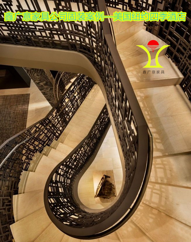 不銹鋼樓梯工藝精髓與數千年中華文明藝術和智慧融合在一起-鑫廣意